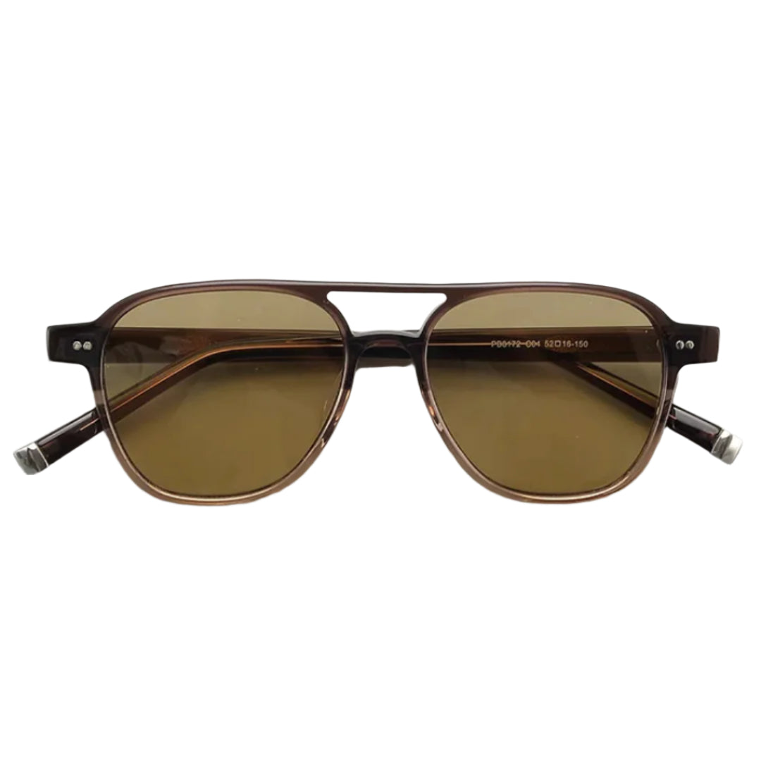 Oak Lunettes De Soleil Polarisées En Acétate Double Pont UV400 Protection Confort Léger Et Durable