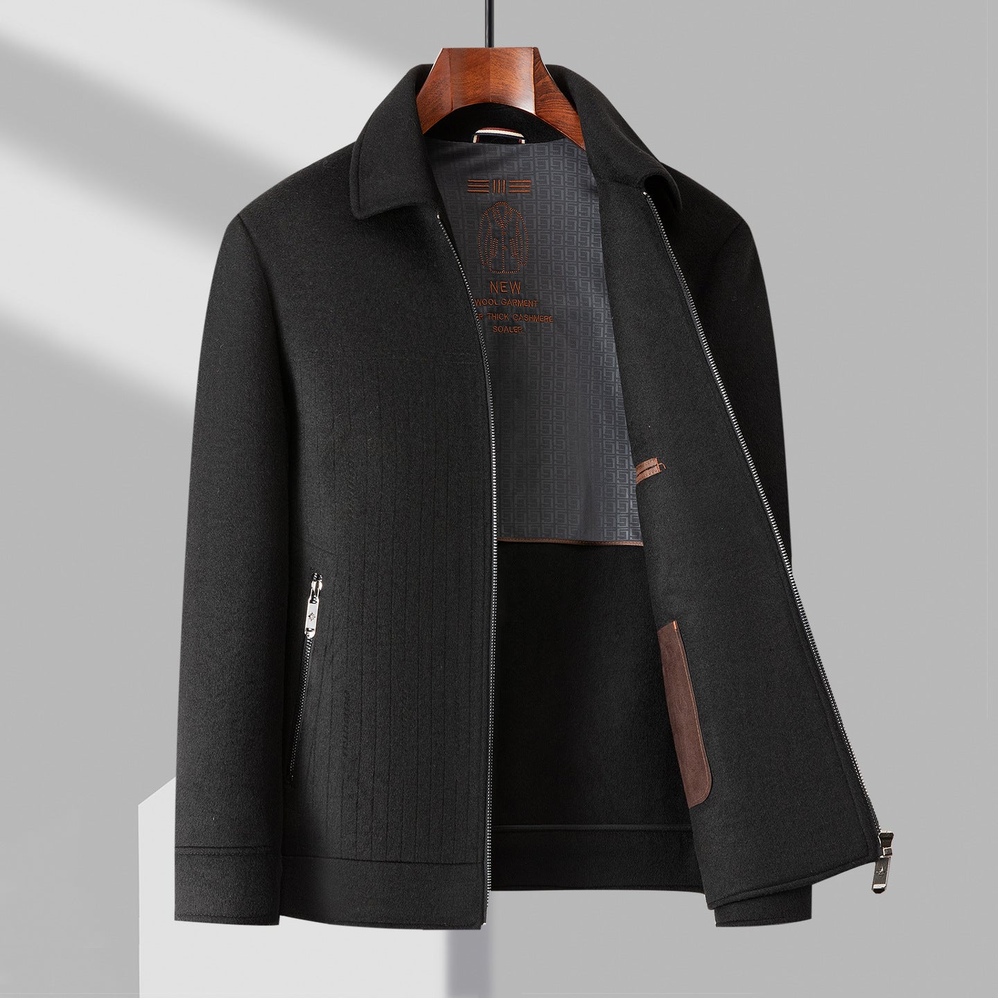 Veste Alessio En Laine Mélangée Silhouette Structurée Pour Élégance Et Confort Polyvalent