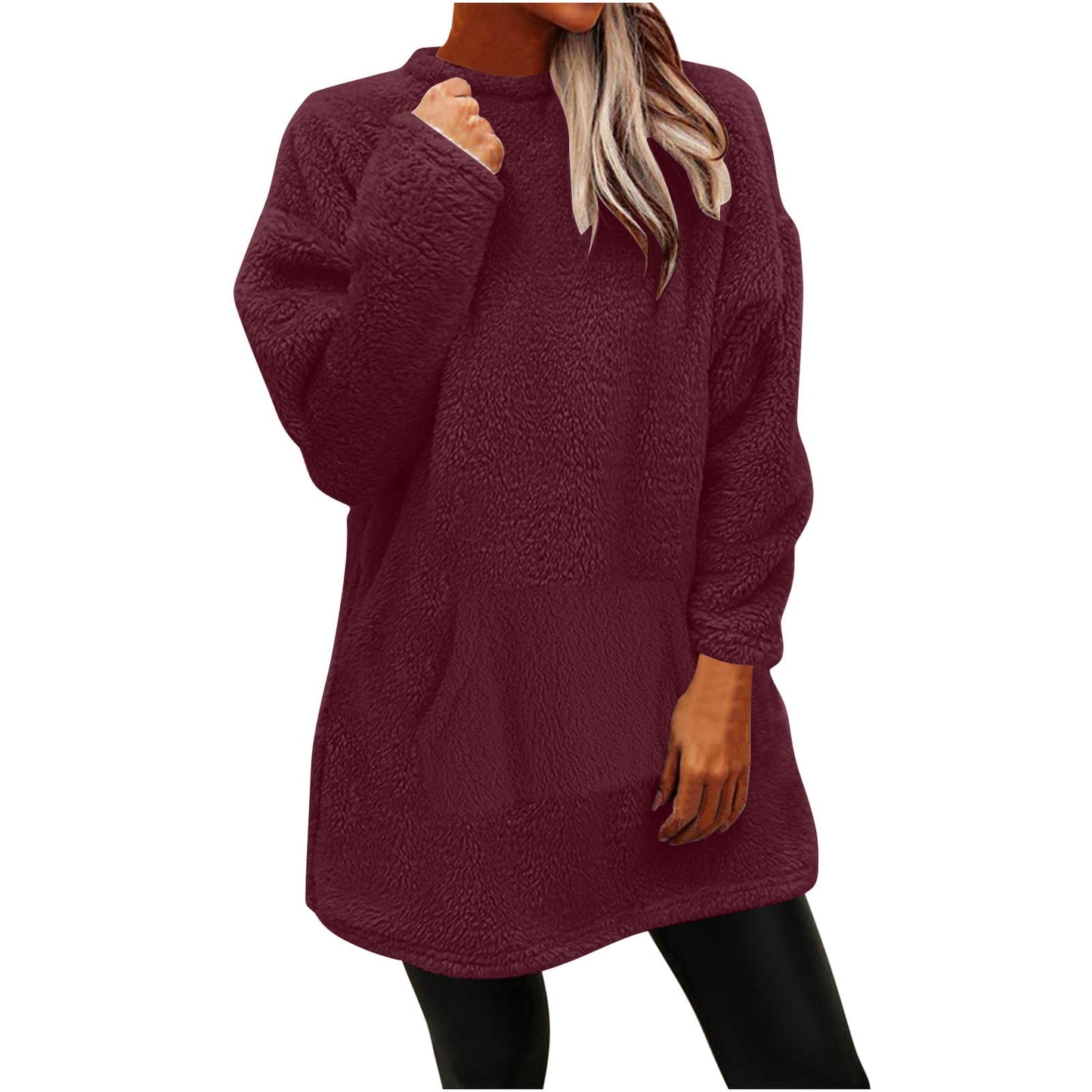 Damen Kuscheliger Oversize-Pullover Amawinc