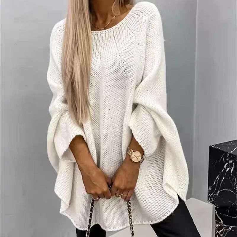 Ashley Pull En Maille D'Hiver Pour Femme Coupe Ample Chaud Pour Le Style En Couches Décontracté
