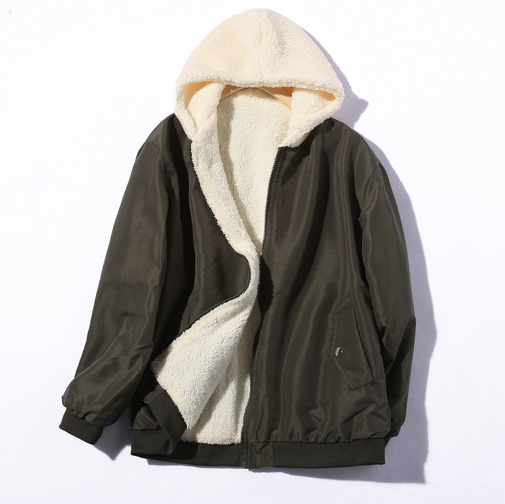 Damen Kuschelige Fleece-Jacke Amawinc