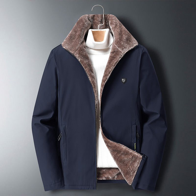 Parka Homme Imperméable Doublure En Fausse Fourrure Mi Longue Manteau D Hiver Moderne