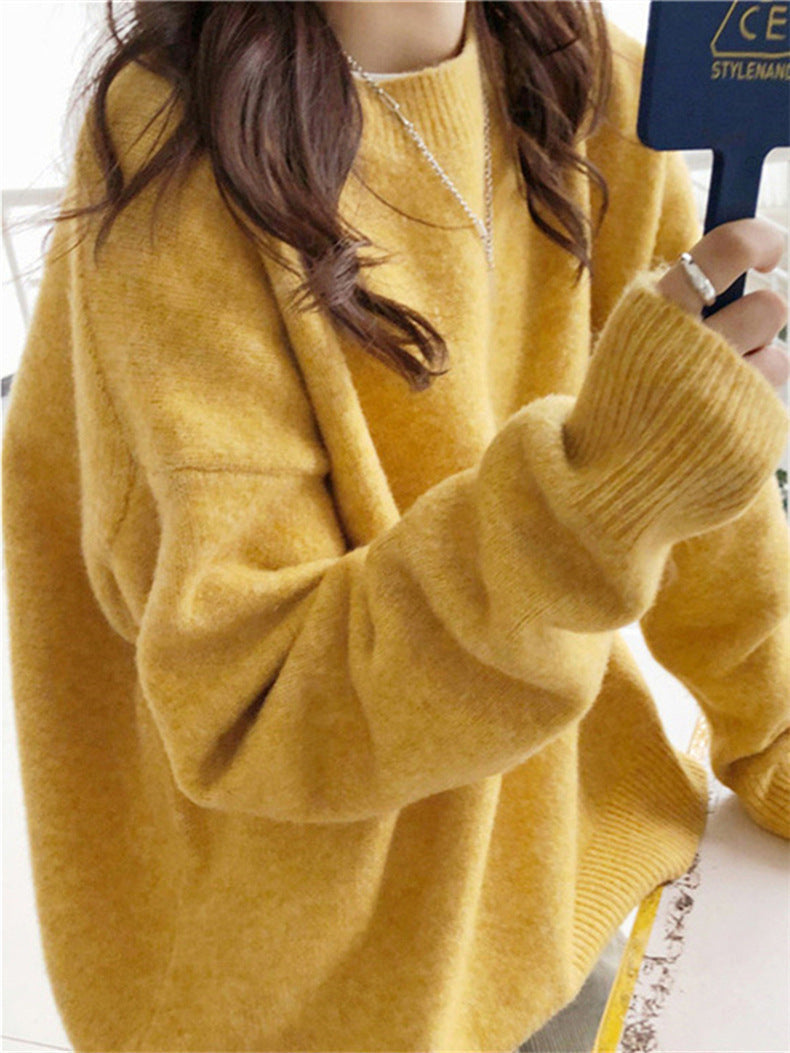 Damen Oversized Strickpullover mit weichem Material und lässigem Schnitt Amawinc