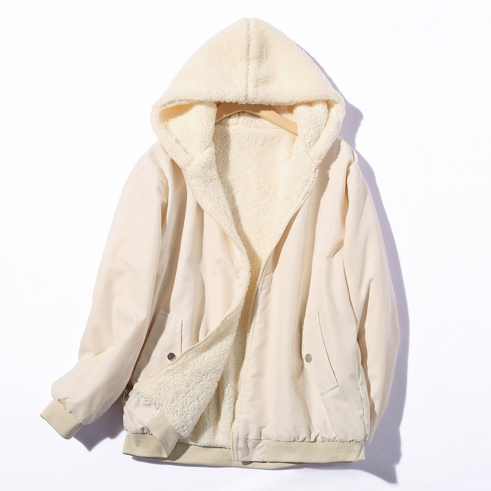 Damen Kuschelige Fleece-Jacke Amawinc