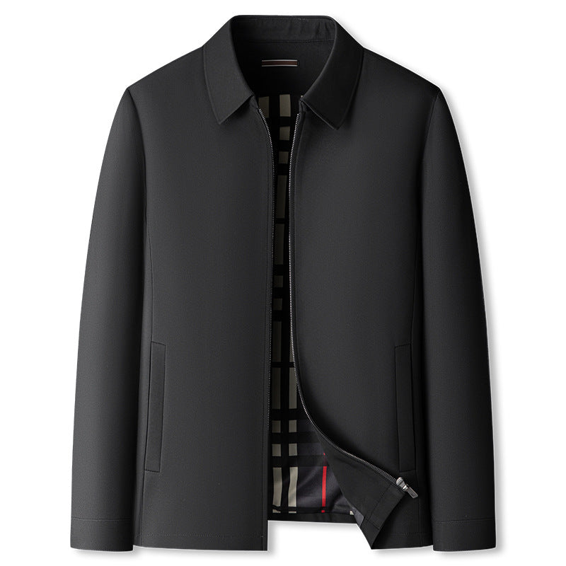 Adolfo Conti Veste Windbreaker Classique Déperlante Léger Fermeture Éclair Incontournable Printemps Moderne