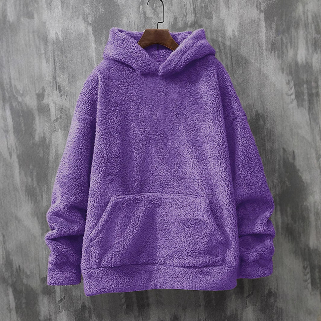 Damen Kuscheliger Fleece Hoodie Amawinc