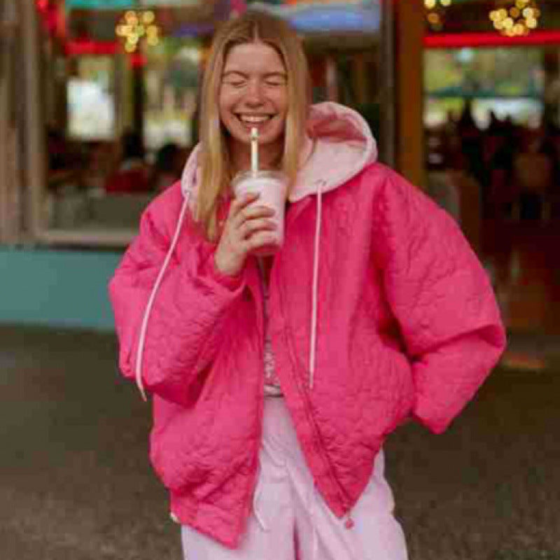 Damen oversized Quiltjacke Amawinc