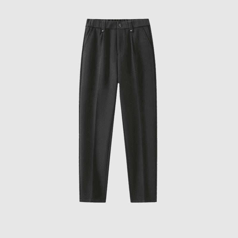 Pantalon Confort Élite François Blanchet En Mélange Coton Lin Pour Hiver Chaud Et Confortable