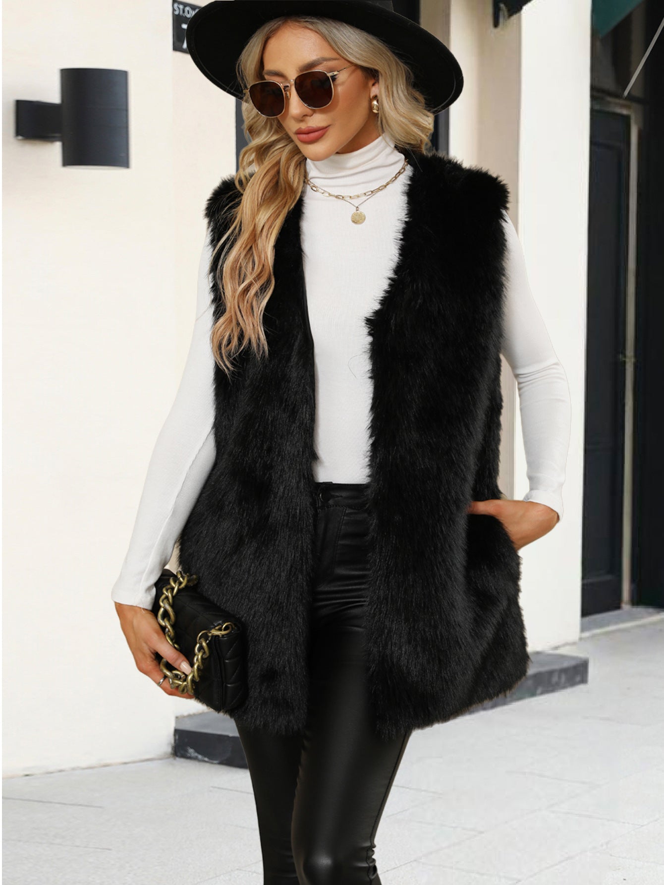 Damen Fellweste Amawinc