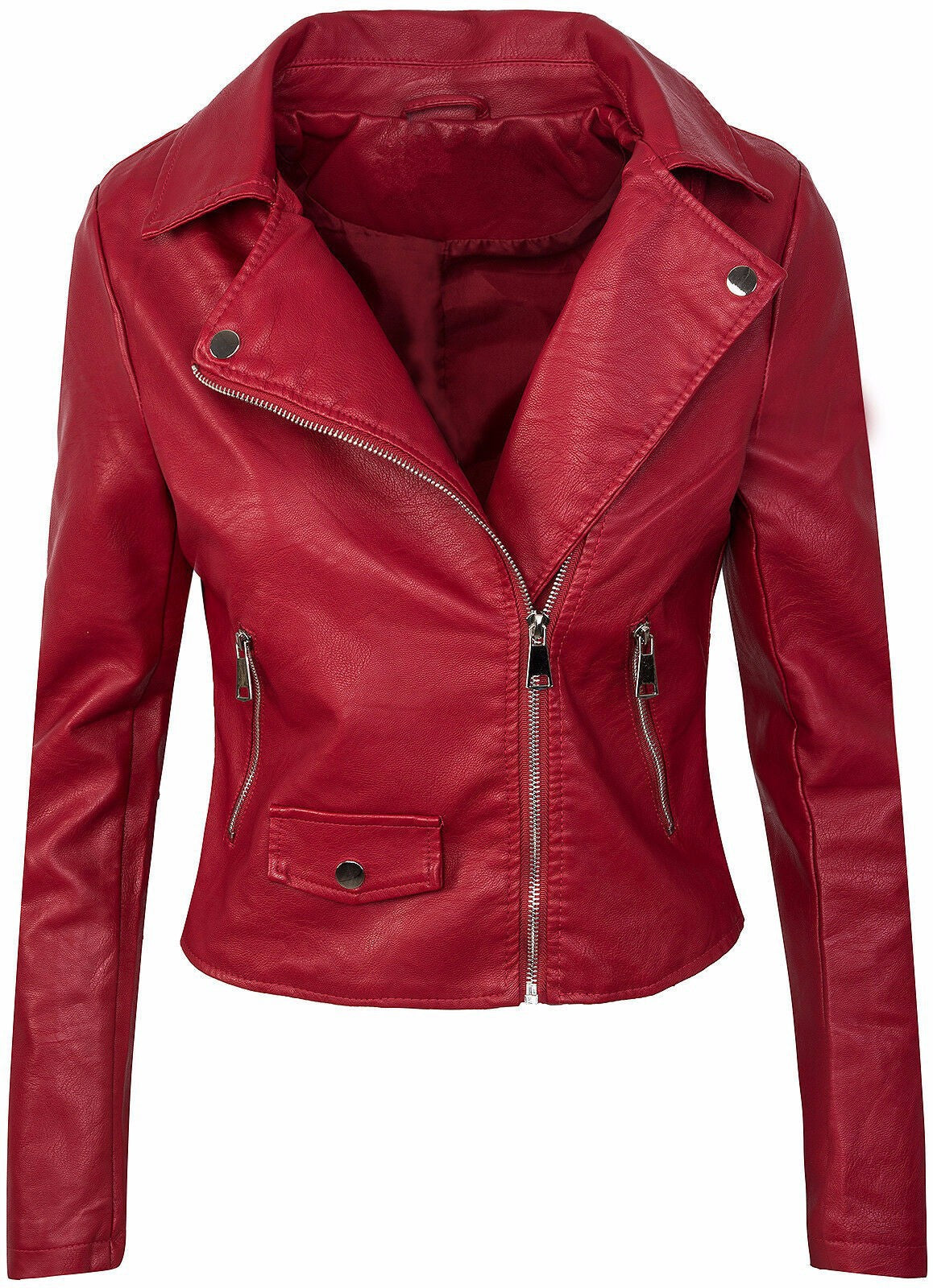 Damen stylische Bikerjacke aus hochwertigem Amawinc