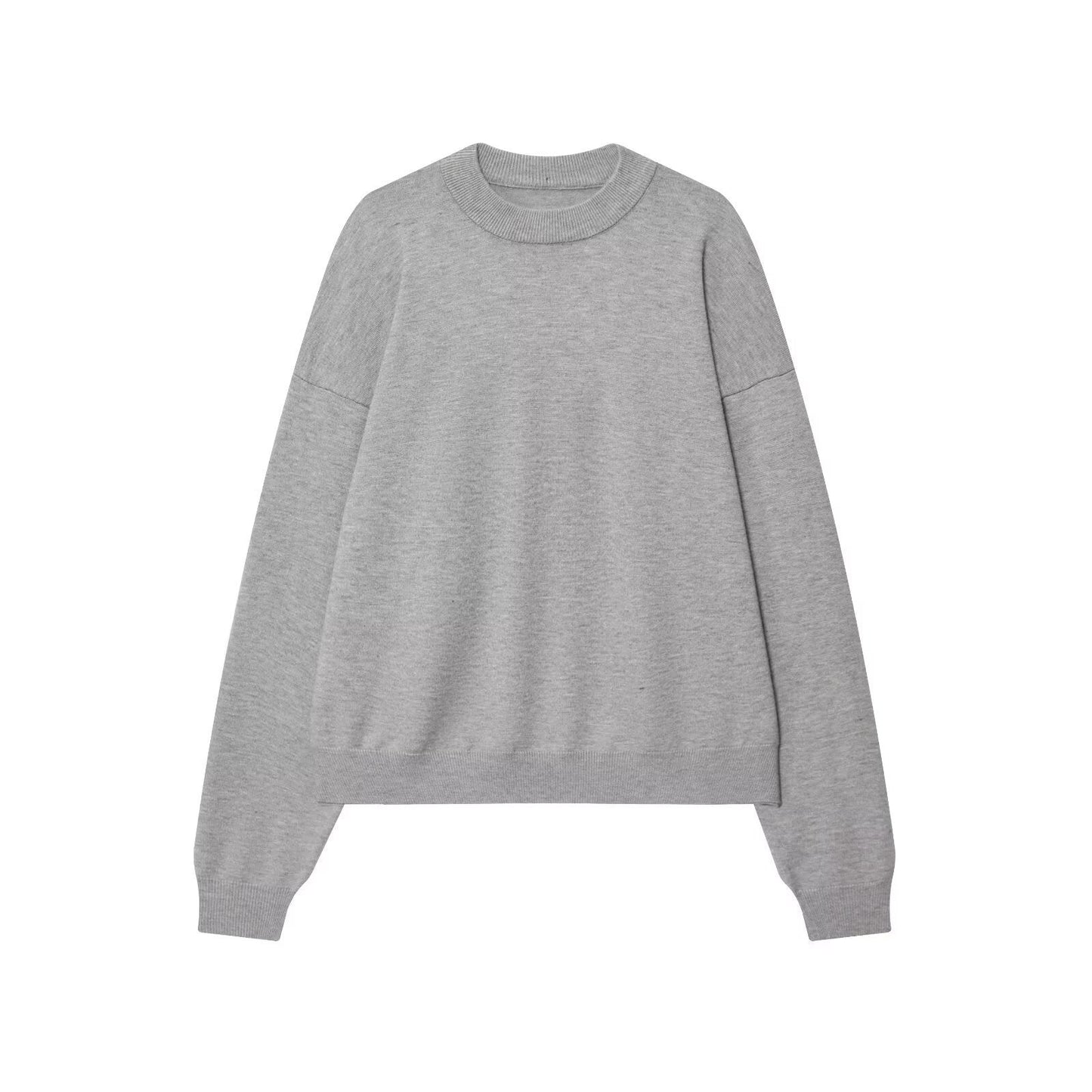 Damen lässiger Sweatshirt mit engem Kragen Amawinc