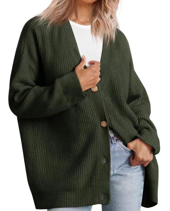 Audrey Cardigan Boutonné Rayé Pour Femme Amawinc Élégance Décontractée Et Confortable