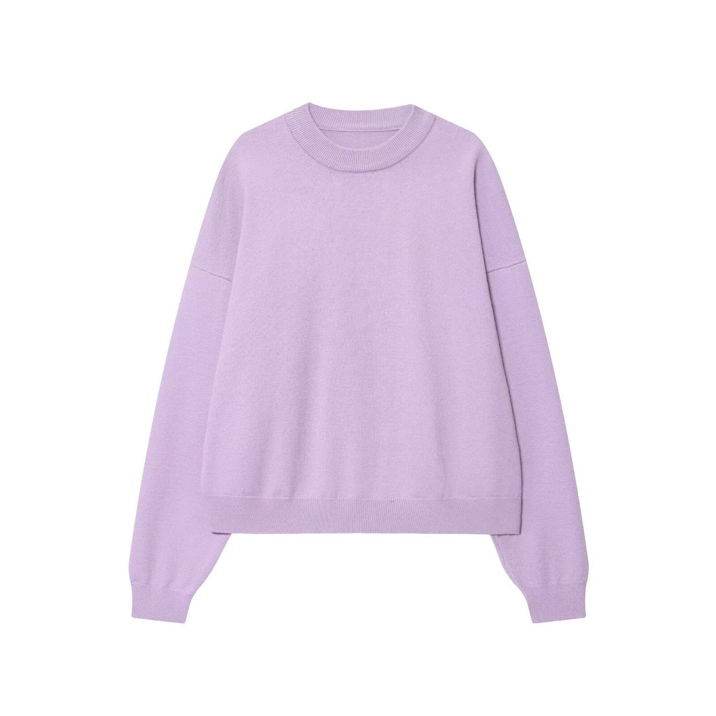 Damen lässiger Sweatshirt mit engem Kragen Amawinc