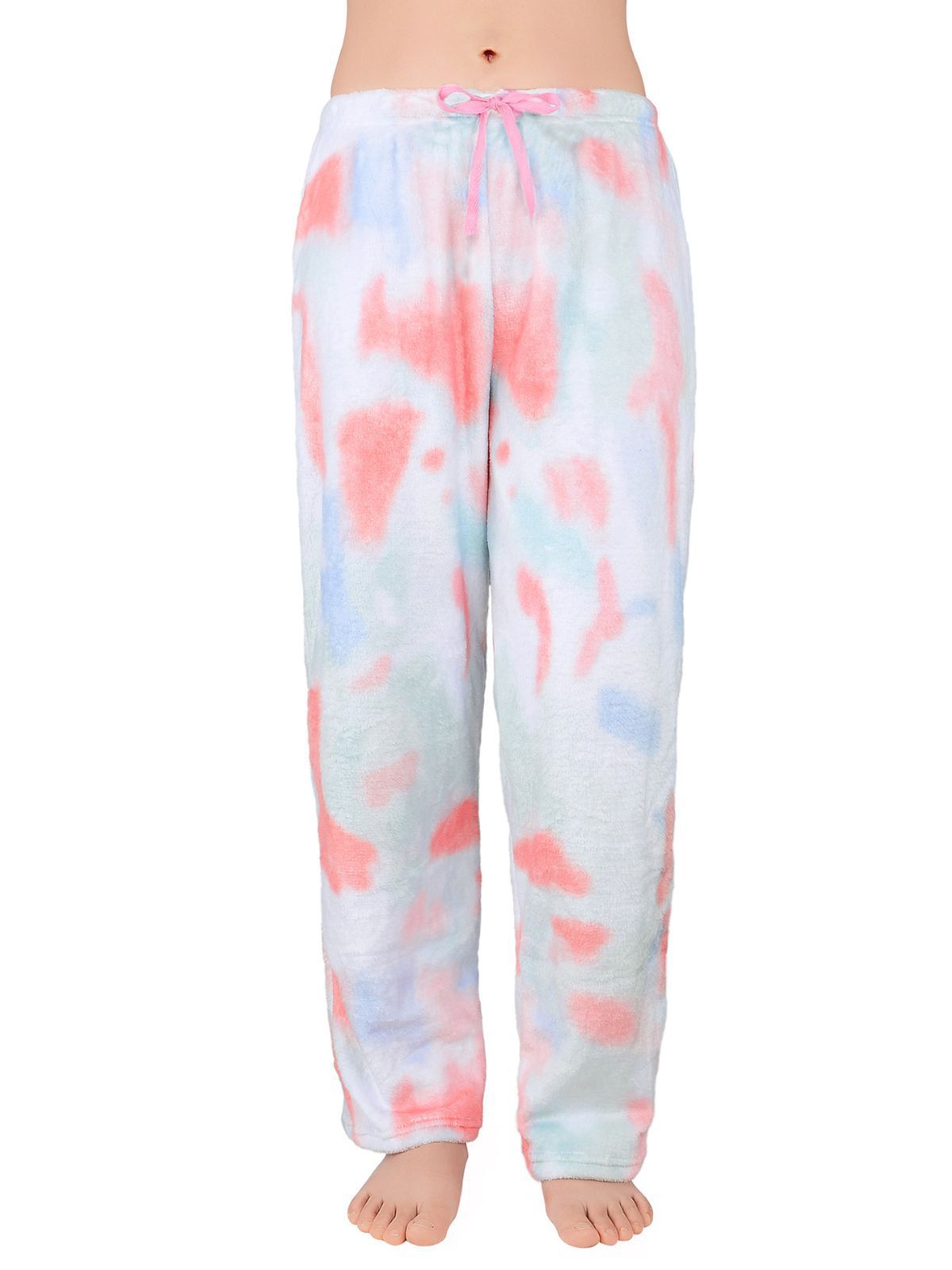 Damen Relaxed Fit Leopardenmuster Loungehose Amawinc