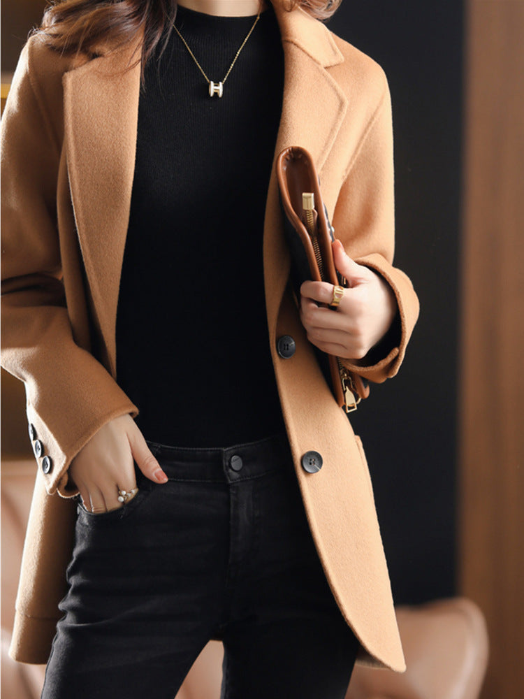 Damen eleganter Blazer im minimalistischen Stil Amawinc