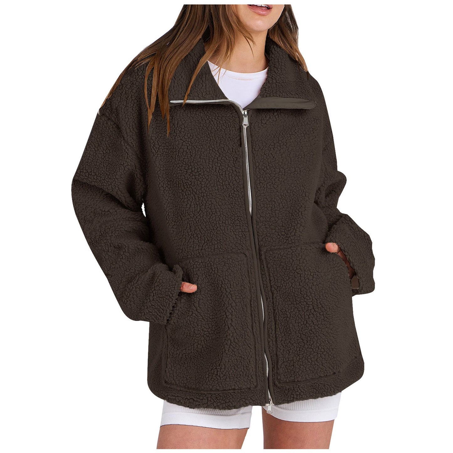 Damen Gemütlicher Fleece-Hoodie Amawinc