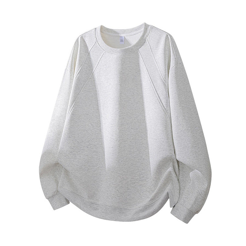 Damen Oversized Sweatshirt mit Raglanärmeln und elastischem Bund Amawinc