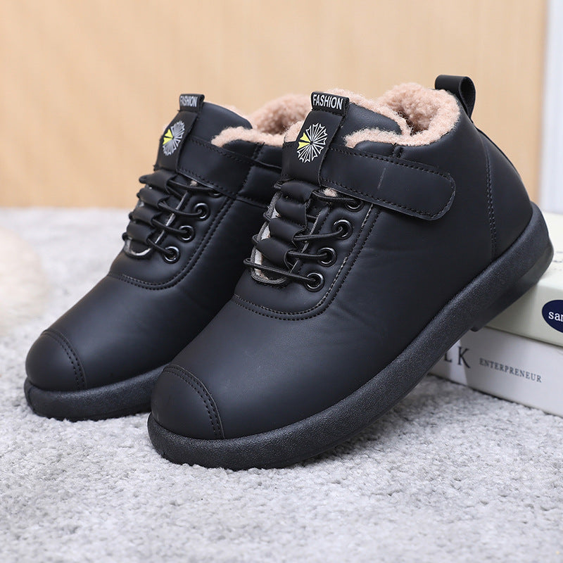Damen Winter-Sneakerstiefel mit Fleece-Futter | Große Größen