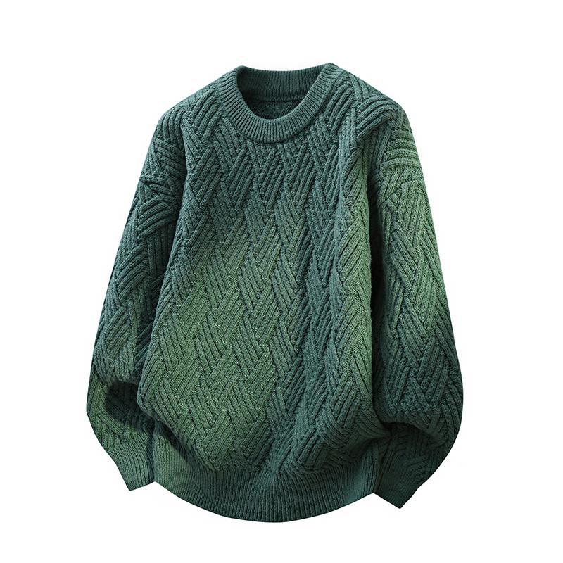 Damen Gemusterter Strickpullover Amawinc