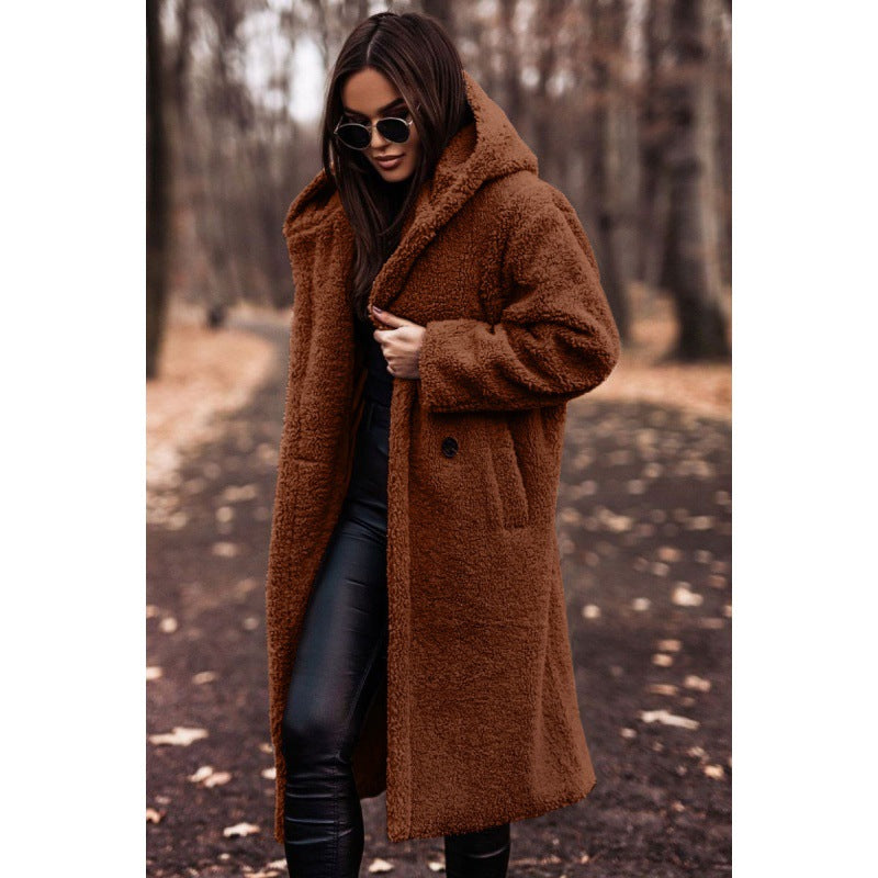 Damen Kuscheliger Oversized-Mantel Amawinc