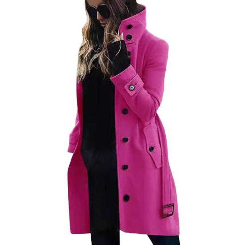 Damen eleganter und bequemer Trenchcoat Amawinc