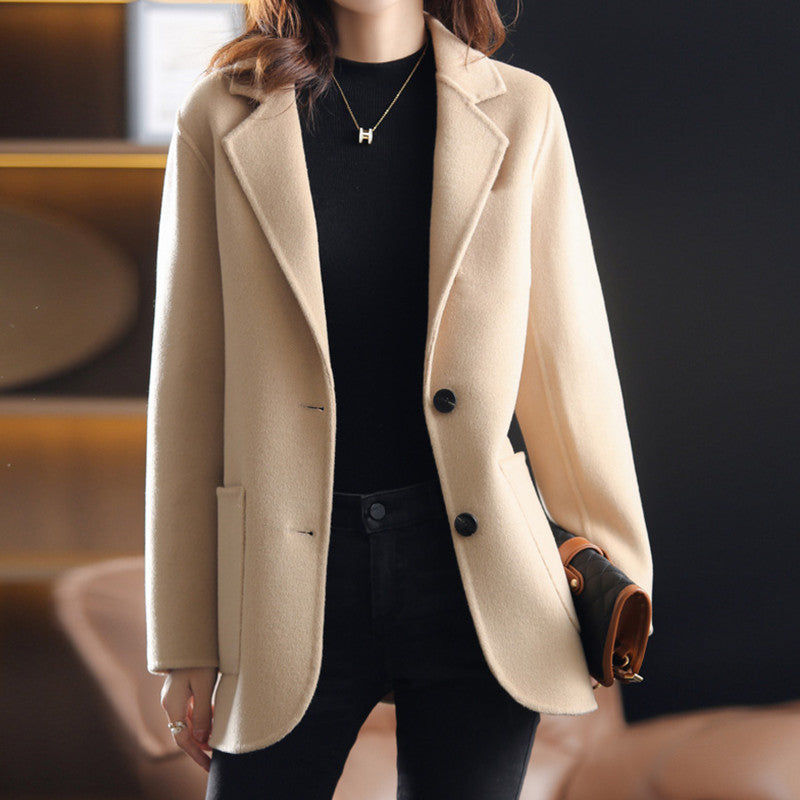 Damen eleganter Blazer im minimalistischen Stil Amawinc