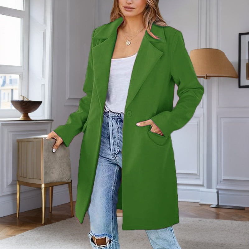 Damen Eleganter Freizeitmantel Amawinc