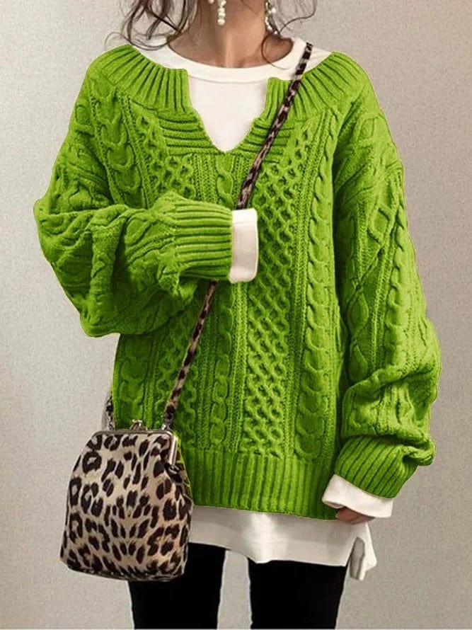 Sophie Pull En Maille De Laine Élégant Pour Femme Amawinc Confort Et Style Décontracté