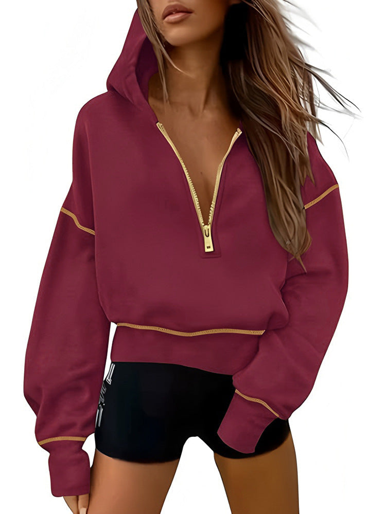 Damen Sportliche Kapuzenpullover Amawinc