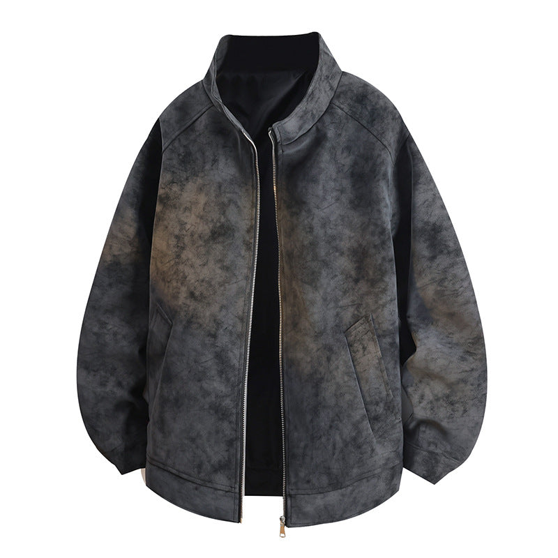 Damen modische Übergangsjacke mit luxuriöser Textur und praktischem Reißverschluss Amawinc