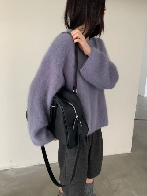 Damen kuscheliger Pullover mit Boxy-Schnitt Amawinc