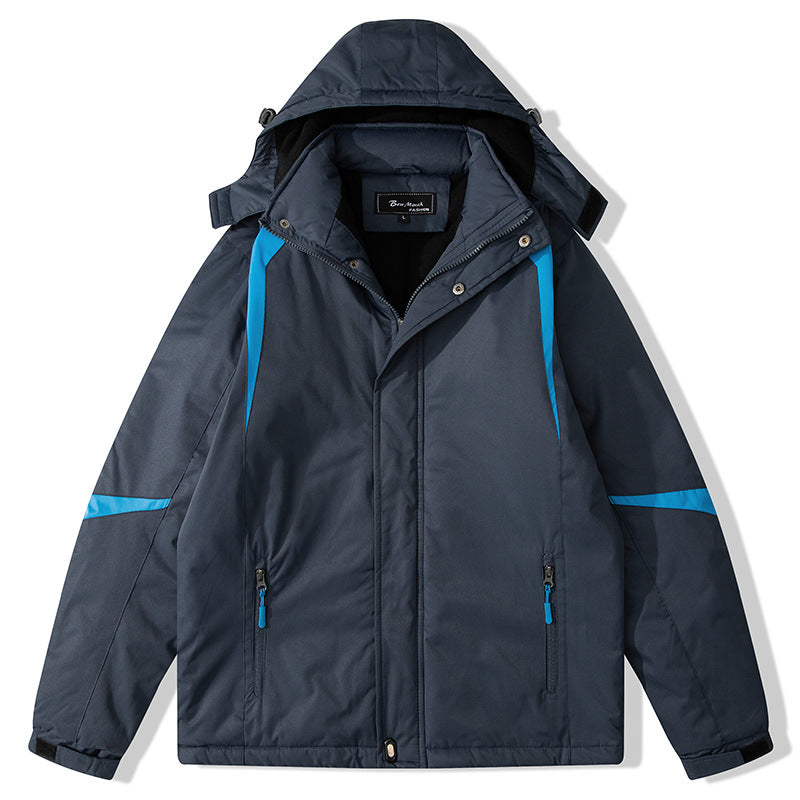 Damen isolierte Outdoor-Jacke mit verstellbarer Kapuze Amawinc