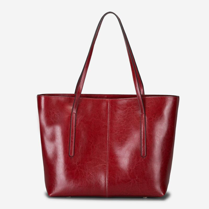 Sac Tote Andrea Amawinc En Cuir Véritable Silhouette Structurée Et Grand Intérieur Pour Usage Quotidien