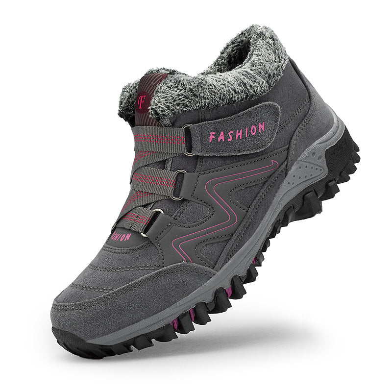Damen Hochwertige Outdoor-Wanderschuhe mit isoliertem Futter und rutschfester Sohle Amawinc