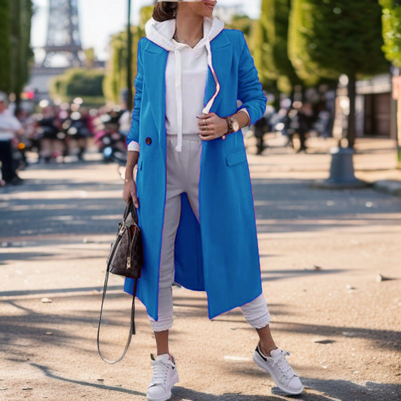 Damen eleganter Longblazer Amawinc