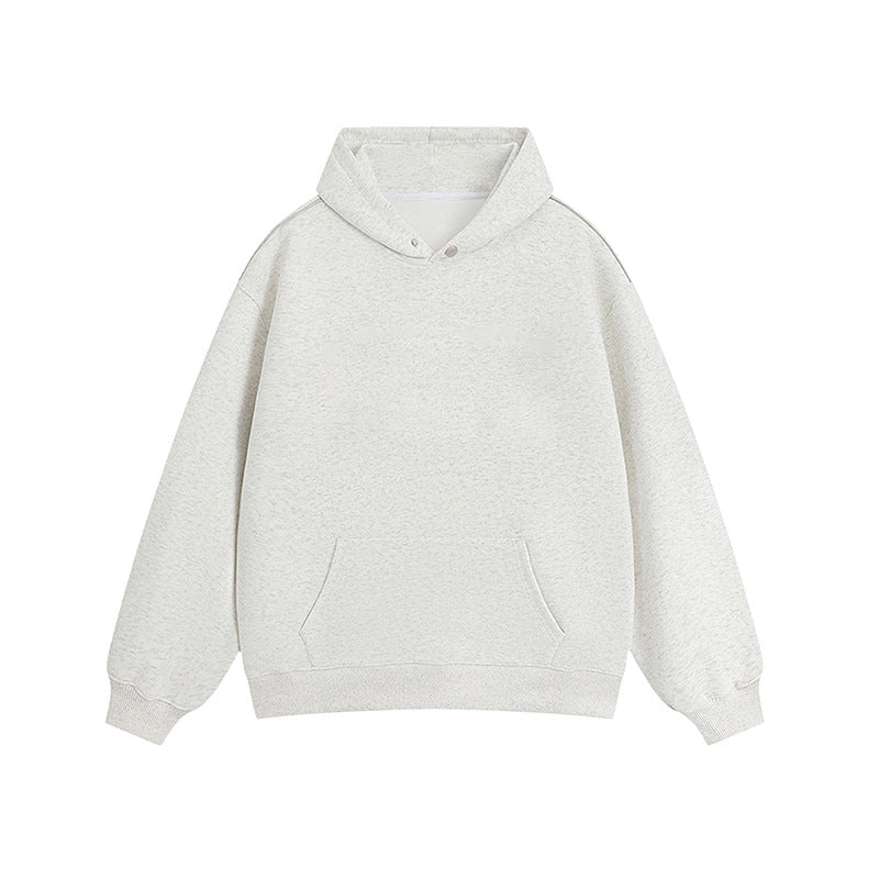 Damen Kapuzenpullover mit praktischen Druckknöpfen und Kängurutasche Amawinc