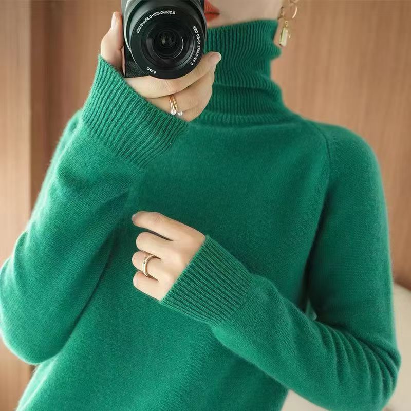 Damen Rollkragenpullover aus weichem Amawinc