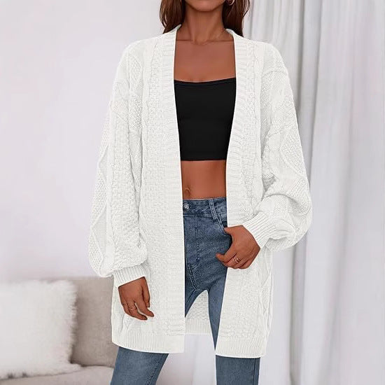 Damen Großer, gestrickter Cardigan Amawinc