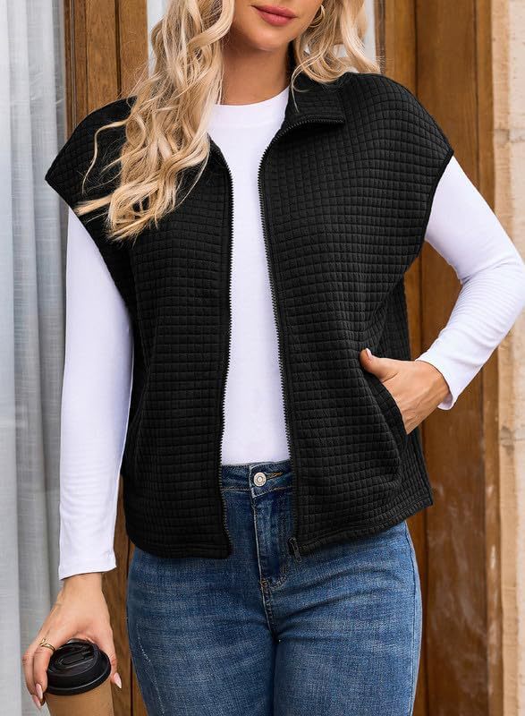 Damen Quilted Weste mit komfortabler Passform Amawinc