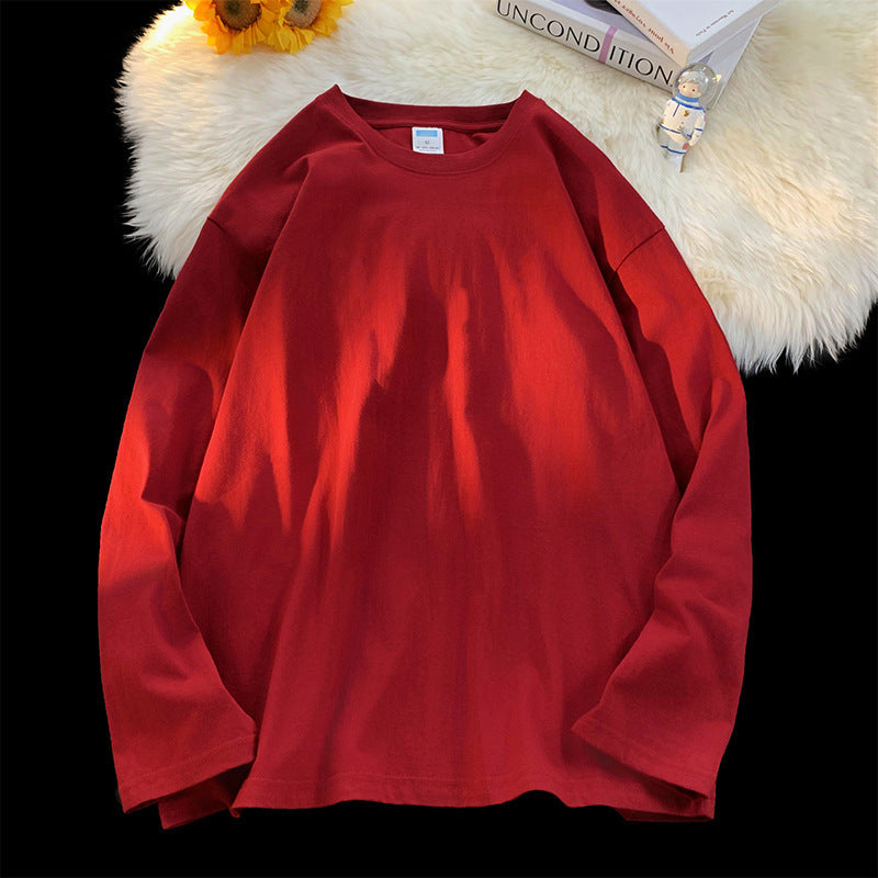 Damen Lässiges Langarmshirt aus hochwertiger Baumwolle Amawinc