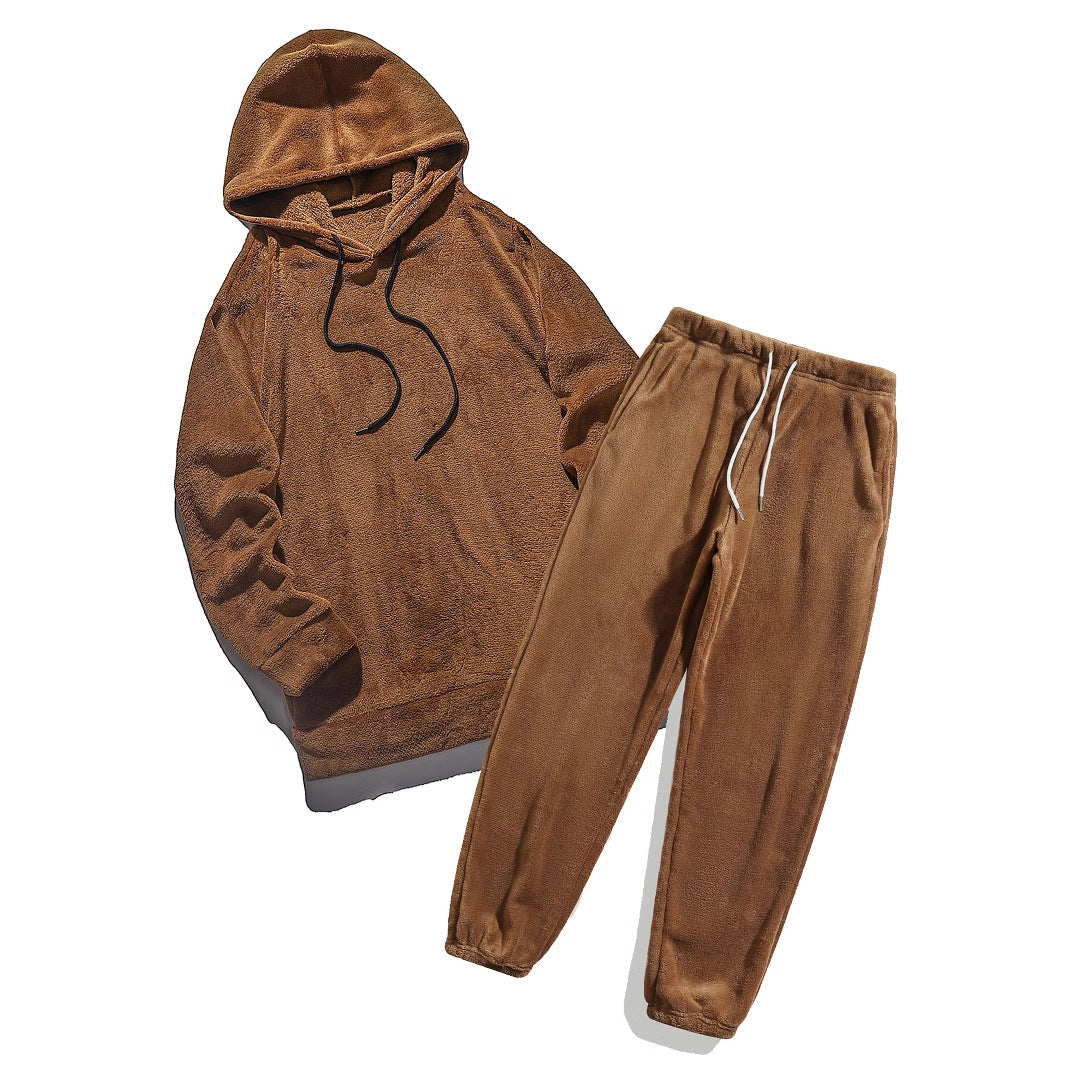 Damen Fleece Jogginganzug Amawinc