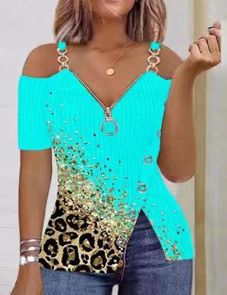 Damen Trendiges Oberteil mit schulterfreier Silhouette und dekorativen Akzenten Amawinc