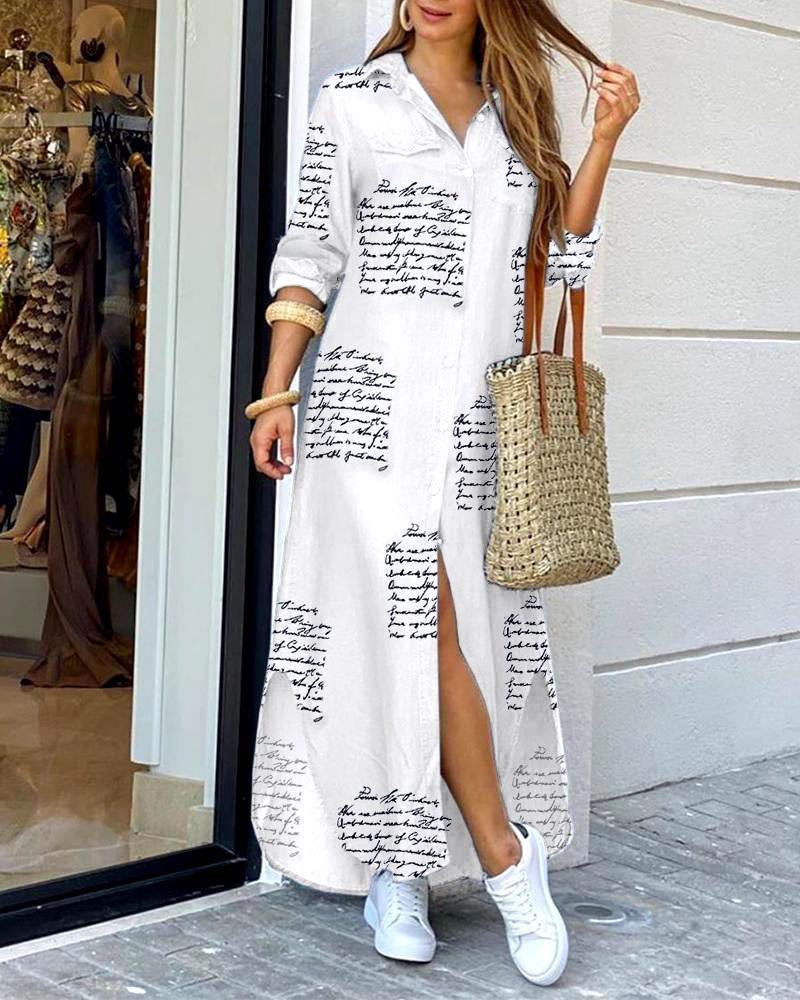 Fudus: Elegantes, figurbetontes Wickelkleid mit Reverskragen