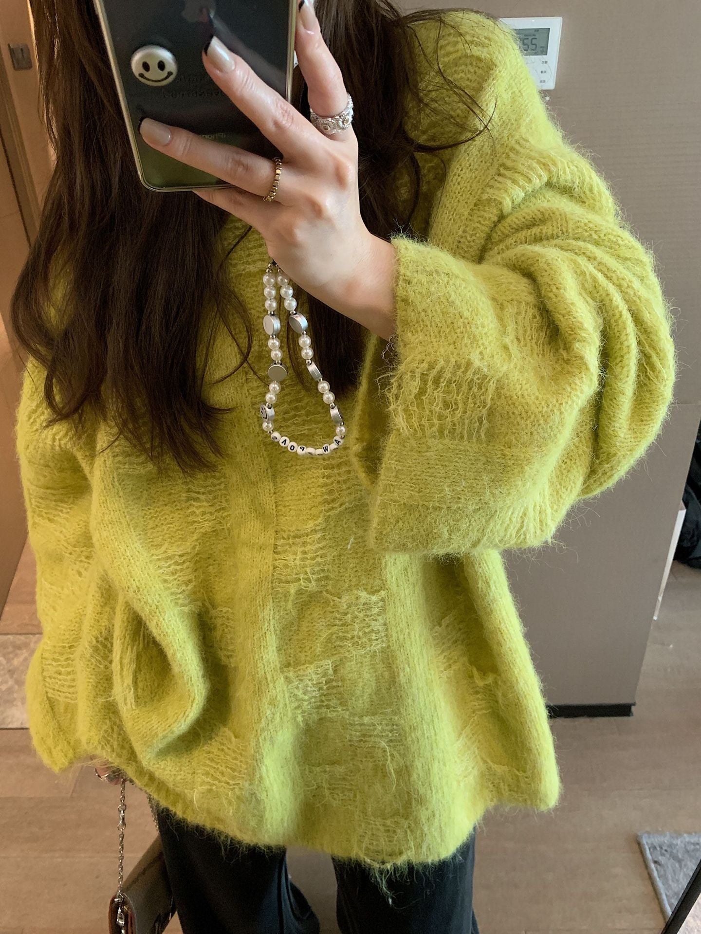 Damen Oversized Strickpullover im lässigen Pullover-Stil Amawinc