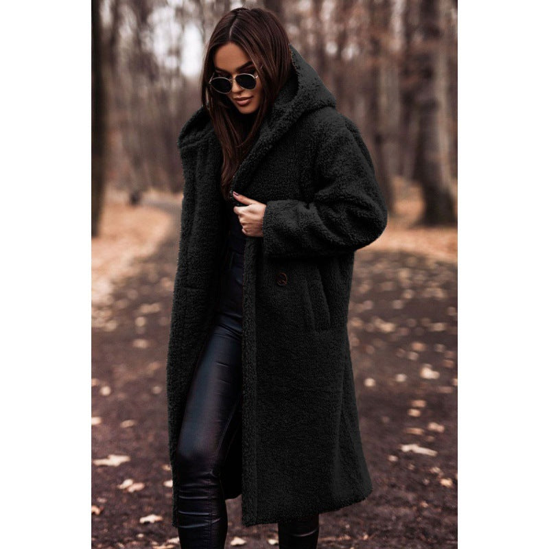 Damen Kuscheliger Oversized-Mantel Amawinc