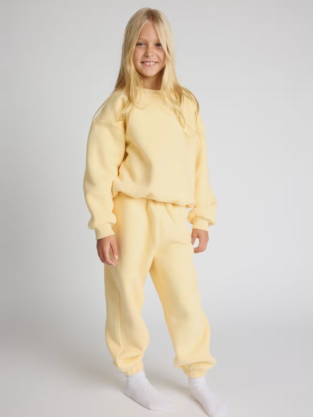 Damen lässiges Sweatshirt und bequeme Jogginghose Set Amawinc