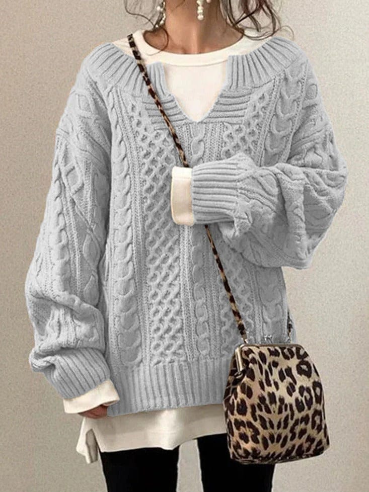 Sophie Pull En Maille De Laine Élégant Pour Femme Amawinc Confort Et Style Décontracté