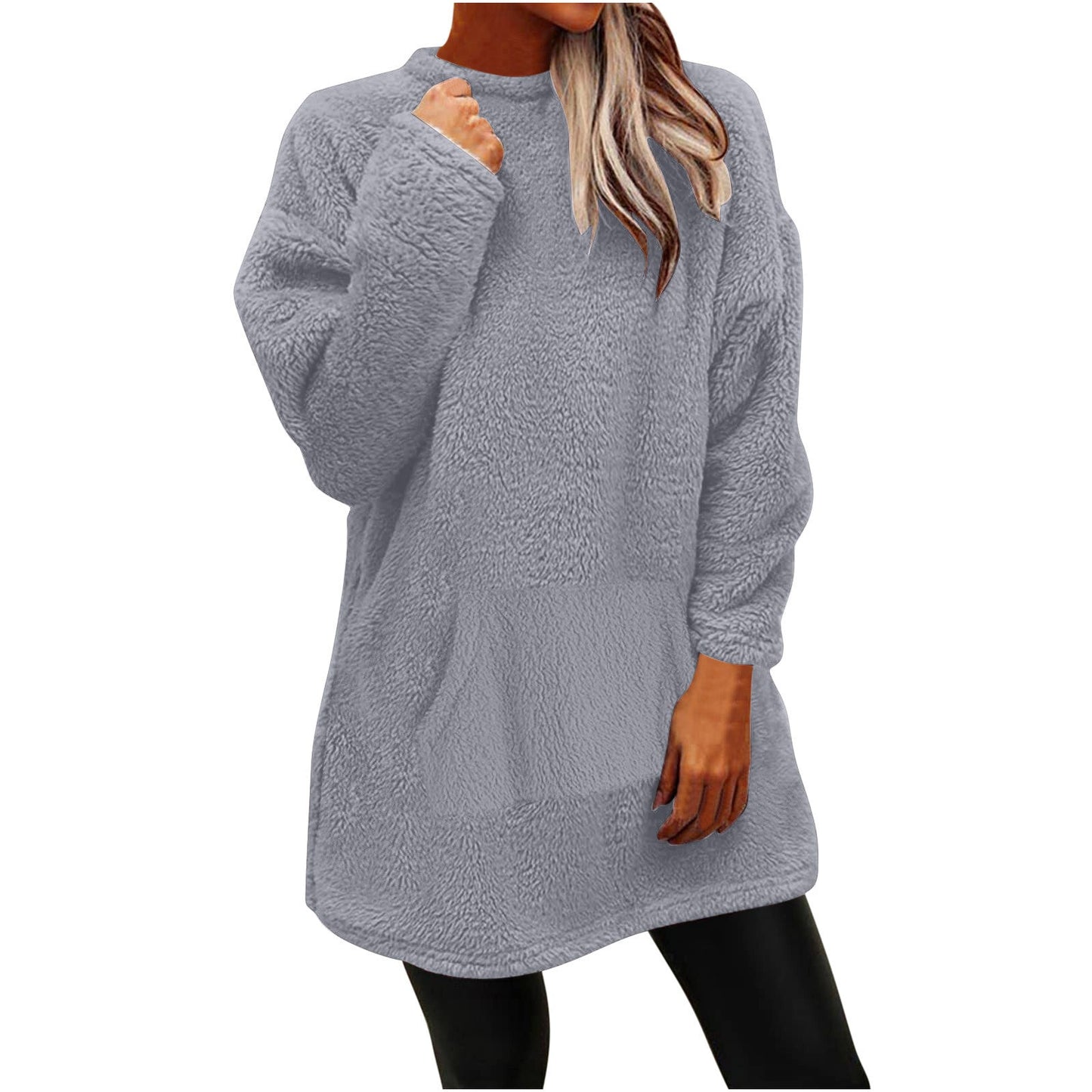 Damen Kuscheliger Oversize-Pullover Amawinc