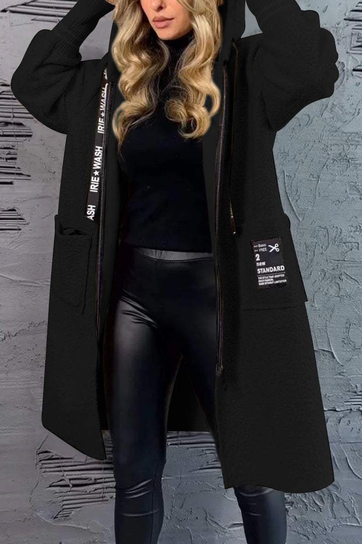 Damen Kuschelige Teddyjacke mit praktischen Taschen Amawinc