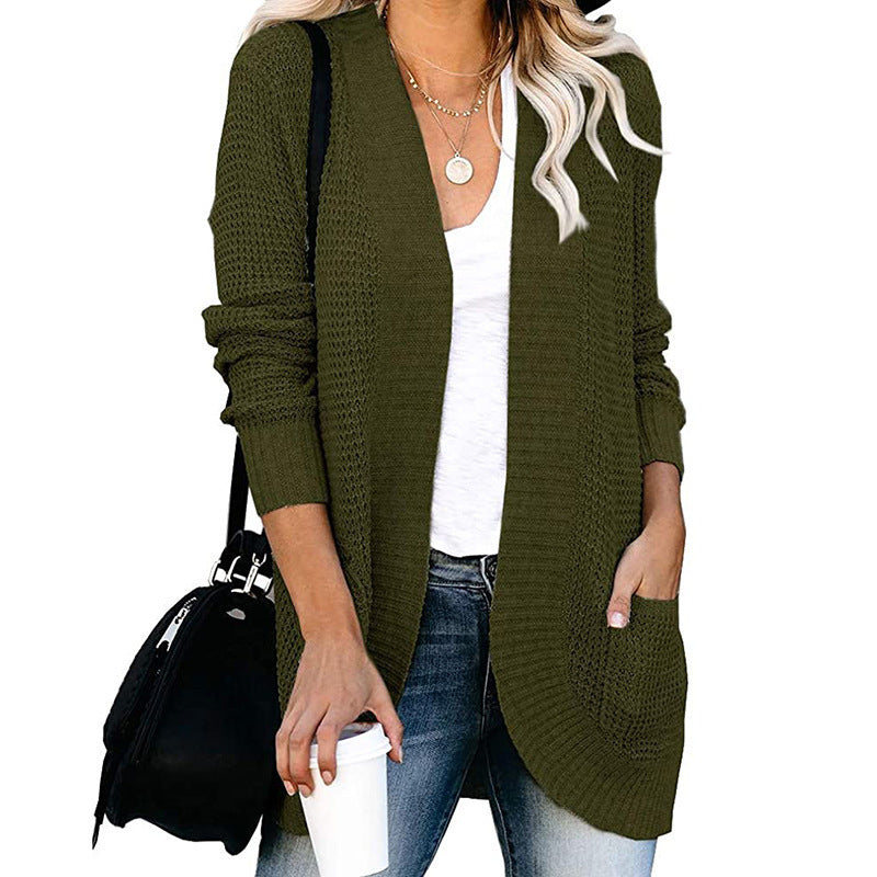 Damen legerer Cardigan Amawinc